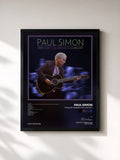 #noir Tableau de l'album The Quiet Celebration Concert de Paul Simon, cadre noir, imprimé et encadré en France