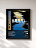 #noir Tableau de l'album Gone Are the Days (Shimokita Import) de HONNE, cadre noir, imprimé et encadré en France