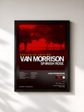 #noir Tableau de l'album Spanish Rose de Van Morrison, cadre noir, imprimé et encadré en France