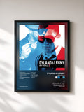 #noir Tableau de l'album My World 2 de Dyland & Lenny, cadre noir, imprimé et encadré en France