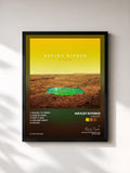 #noir Tableau de l'album Citrine EP de Hayley Kiyoko, cadre noir, imprimé et encadré en France