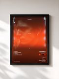 #noir Tableau de l'album Habibi - EP de Tamino, cadre noir, imprimé et encadré en France