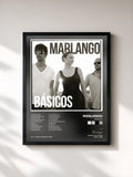 #noir Tableau de l'album Básicos de Marlango, cadre noir, imprimé et encadré en France