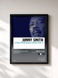 #noir Tableau de l'album A Date With Jimmy Smith, Vol. 2 de Jimmy Cliff, cadre noir, imprimé et encadré en France