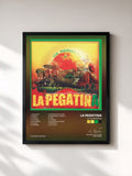 #noir Tableau de l'album Via Mandarina de La Pegatina, cadre noir, imprimé et encadré en France
