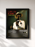 #noir Tableau de l'album Come Along de Gregory Isaacs, cadre noir, imprimé et encadré en France