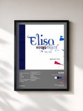 #noir Tableau de l'album Soundtrack '96 - 06 (Deluxe Version) de Elisa, cadre noir, imprimé et encadré en France