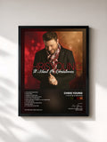 #noir Tableau de l'album It Must Be Christmas de Chris Young, cadre noir, imprimé et encadré en France