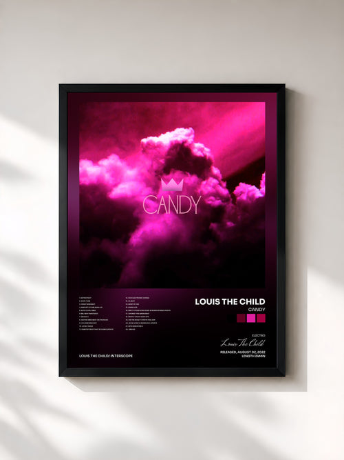 Louis The Child · Candy — Affiche encadrée