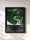 #noir Tableau de l'album Vegetal de Fakear, cadre noir, imprimé et encadré en France