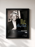 #noir Tableau de l'album Bing Sings The Sinatra Songbook de Bing Crosby, cadre noir, imprimé et encadré en France