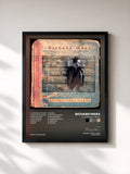 #noir Tableau de l'album My Own Best Enemy de Richard Marx, cadre noir, imprimé et encadré en France