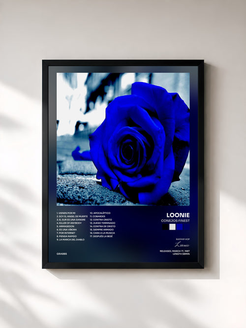 Loonie · Conejos Finest — Affiche encadrée