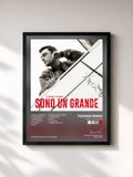 #noir SONO UN GRANDE von Tiziano Ferro als gerahmter Kunstdruck, schwarzer Rahmen, gedruckt und gerahmt in Frankreich