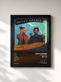 #noir Tableau de l'album Mind The Moon de Milky Chance, cadre noir, imprimé et encadré en France