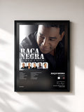 #noir Tableau de l'album Boa Sorte de Raça Negra, cadre noir, imprimé et encadré en France