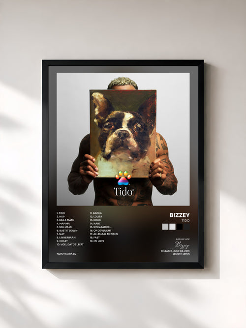 Bizzey · Tido — Affiche encadrée