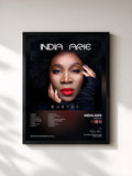 #noir Tableau de l'album Worthy de India.Arie, cadre noir, imprimé et encadré en France