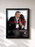 #noir Tableau de l'album Pasión (Edición Especial En Español) de Andrea Bocelli, cadre noir, imprimé et encadré en France