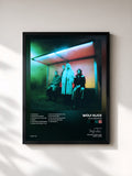 #noir Tableau de l'album Blue Weekend de Wolf Alice, cadre noir, imprimé et encadré en France