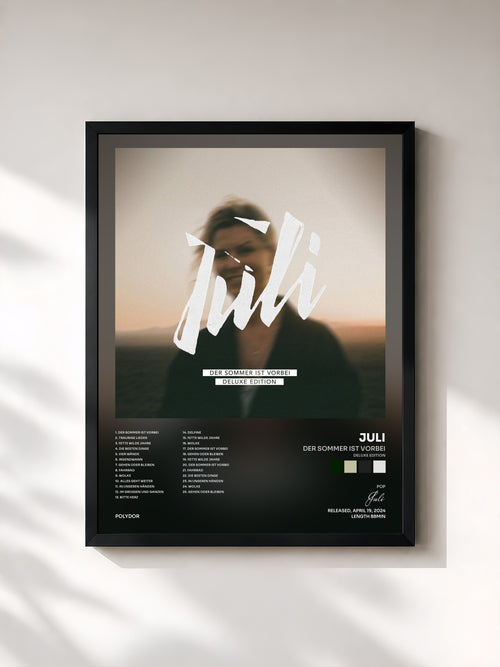 Juli · Der Sommer ist vorbei (Deluxe Edition) — Affiche encadrée