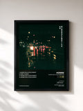 #noir Tableau de l'album Warm on a Cold Night EP de HONNE, cadre noir, imprimé et encadré en France
