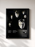 #noir Tableau de l'album Mad Not Mad de Madness, cadre noir, imprimé et encadré en France