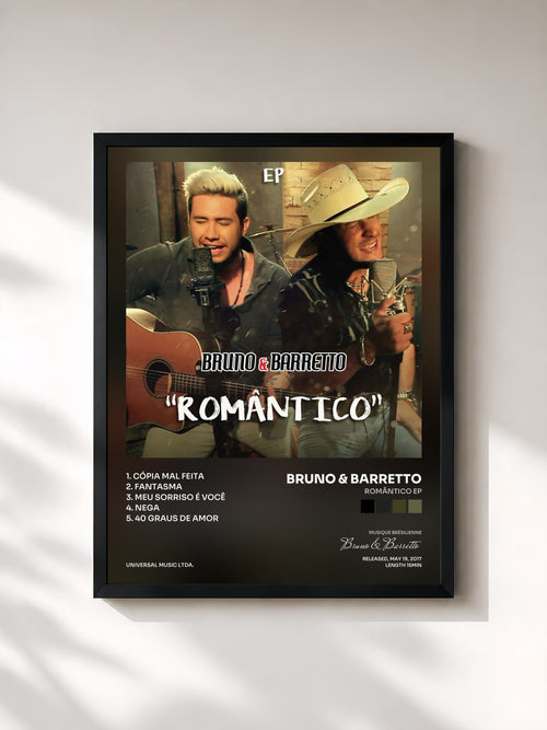 Bruno & Barretto · Romântico EP — Affiche encadrée