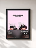 #noir Tableau de l'album Sugar Symphony - EP de Chloe x Halle, cadre noir, imprimé et encadré en France
