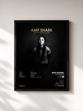 #noir Tableau de l'album Love Monster de Amy Shark, cadre noir, imprimé et encadré en France