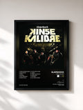 #noir Tableau de l'album Kinse Kalibre de Slapshock, cadre noir, imprimé et encadré en France