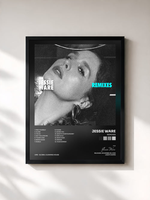 Jessie Ware · Remixes — Affiche encadrée
