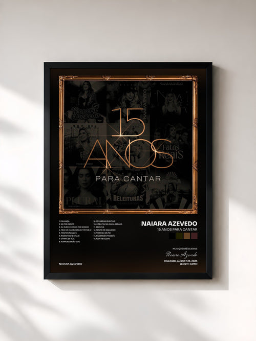 Naiara Azevedo · 15 Anos Para Cantar — Gerahmter Kunstdruck