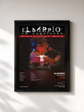 #noir Tableau de l'album En Concierto de El Barrio, cadre noir, imprimé et encadré en France