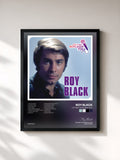 #noir Tableau de l'album Ich find' Schlager toll de Roy Black, cadre noir, imprimé et encadré en France