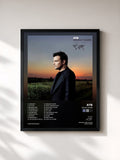 #noir Tableau de l'album Seven Years de ATB, cadre noir, imprimé et encadré en France