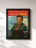 #noir Tableau de l'album Gentleman Jim de Jim Reeves, cadre noir, imprimé et encadré en France