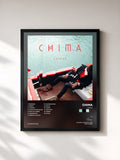 #noir Tableau de l'album Stille de Chima, cadre noir, imprimé et encadré en France