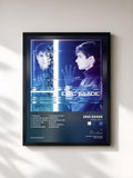 #noir Tableau de l'album Saade, Vol. 1 de Eric Saade, cadre noir, imprimé et encadré en France