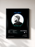 #noir Tableau de l'album Phase de Jack Garratt, cadre noir, imprimé et encadré en France