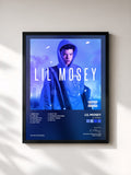 #noir Tableau de l'album Lil Mosey de Lil Mosey, cadre noir, imprimé et encadré en France
