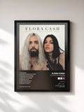 #noir Tableau de l'album Nothing Lasts Forever (And It's Fine) de flora cash, cadre noir, imprimé et encadré en France