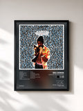 #noir Tableau de l'album Carolina: Deluxe Edition de Seu Jorge, cadre noir, imprimé et encadré en France
