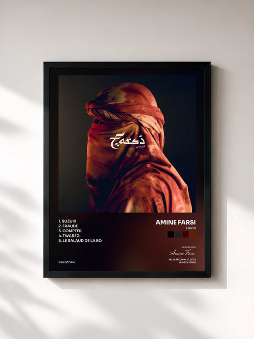 Amine Farsi · FARSI — Affiche encadrée