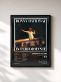 #noir Tableau de l'album Original Album Series de Donny Hathaway, cadre noir, imprimé et encadré en France