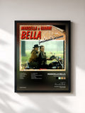 #noir Tableau de l'album Finalmente Insieme de Marcella Bella, cadre noir, imprimé et encadré en France