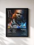 #noir Tableau de l'album Still My Moment de Tee Grizzley, cadre noir, imprimé et encadré en France