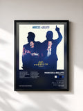 #noir Tableau de l'album Presente de Marcos & Belutti, cadre noir, imprimé et encadré en France