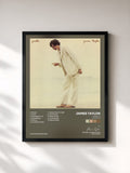 #noir Tableau de l'album Gorilla (2019 Remaster) de James Taylor, cadre noir, imprimé et encadré en France