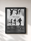 #noir Tableau de l'album NeverAlways (Vol. 2) de The Band CAMINO, cadre noir, imprimé et encadré en France